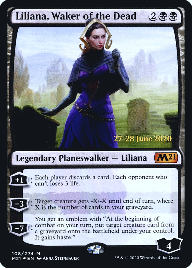 Liliana, Waker of the Dead  [Core Set 2021 Prerelease Promos] | Lots Moore NSW