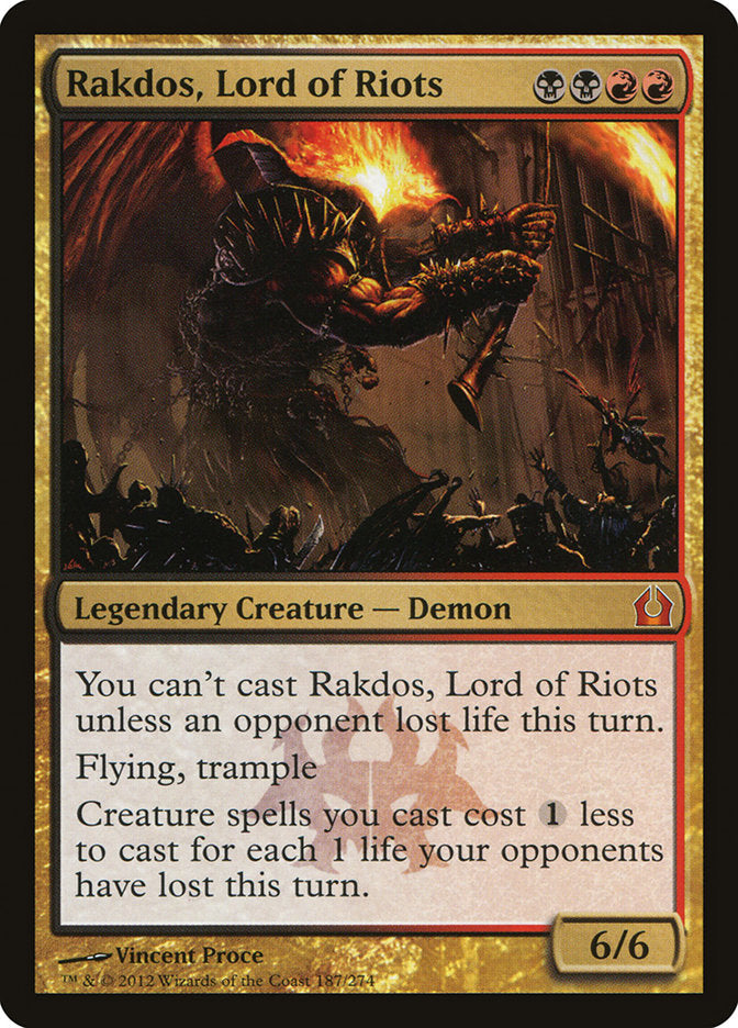 Rakdos, Lord of Riots [Return to Ravnica] | Lots Moore NSW