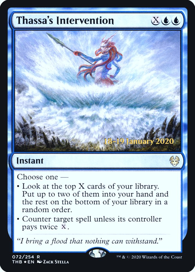 Thassa's Intervention [Theros Beyond Death Prerelease Promos] | Lots Moore NSW