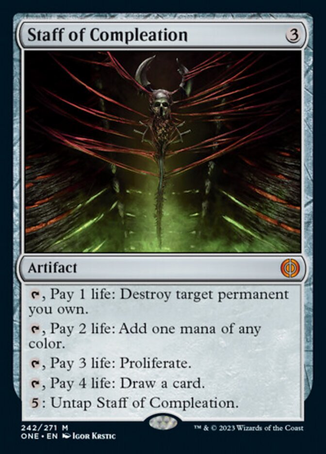 Staff of Compleation [Phyrexia: All Will Be One] | Lots Moore NSW