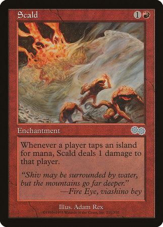 Scald [Urza's Saga] | Lots Moore NSW