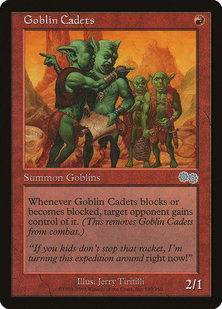 Goblin Cadets [Urza's Saga] | Lots Moore NSW