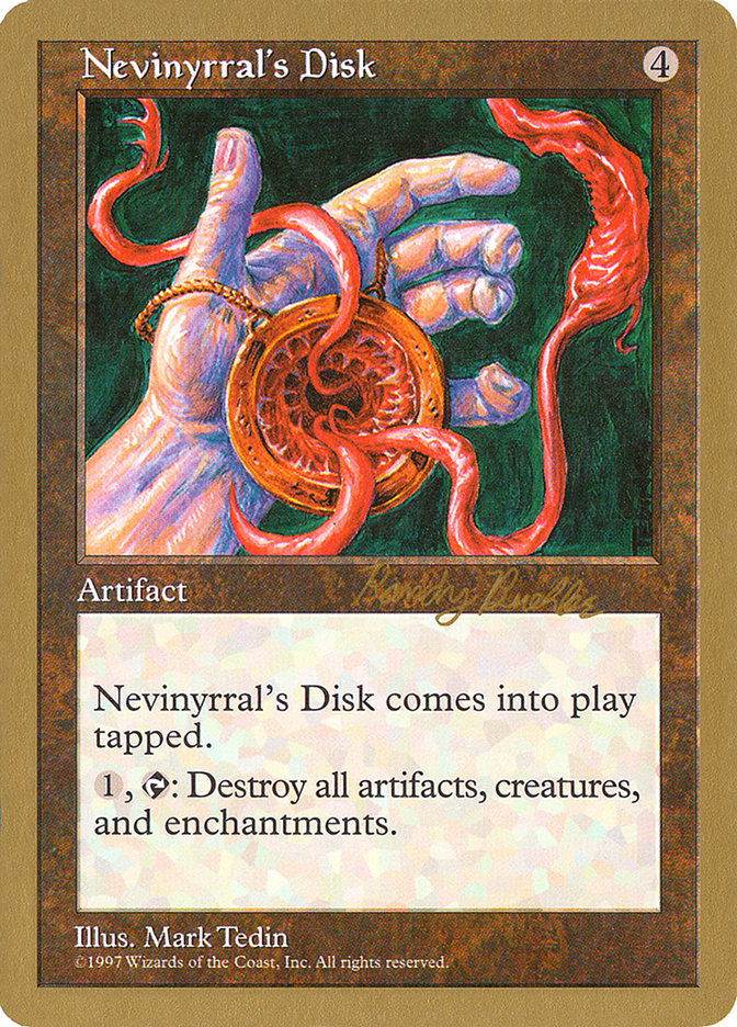 Nevinyrral's Disk (Randy Buehler) [World Championship Decks 1998] | Lots Moore NSW
