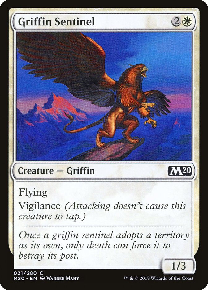 Griffin Sentinel [Core Set 2020] | Lots Moore NSW