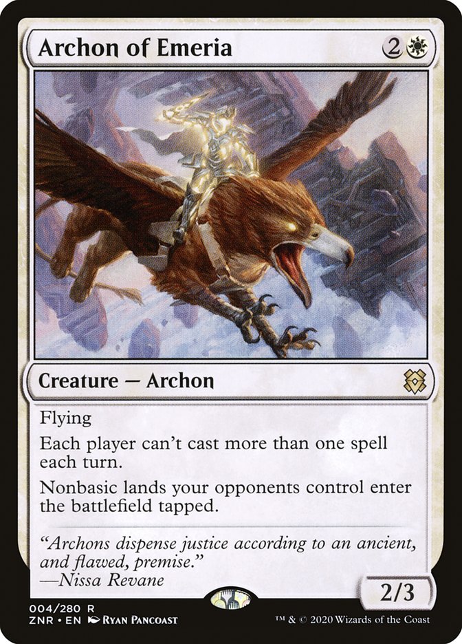 Archon of Emeria [Zendikar Rising] | Lots Moore NSW