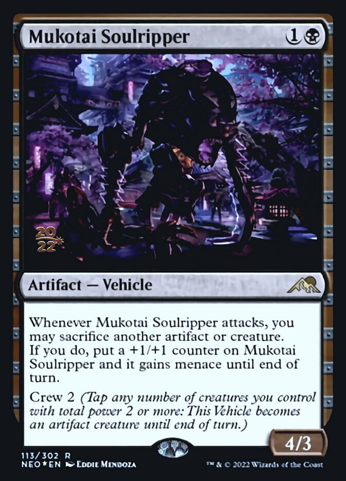 Mukotai Soulripper [Kamigawa: Neon Dynasty Prerelease Promos] | Lots Moore NSW