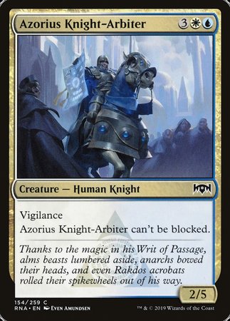 Azorius Knight-Arbiter [Ravnica Allegiance] | Lots Moore NSW