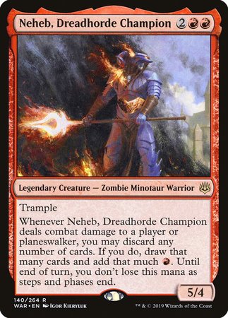 Neheb, Dreadhorde Champion [War of the Spark] | Lots Moore NSW