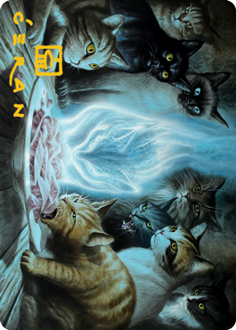 Can't Stay Away Art Card (Gold-Stamped Signature) [Innistrad: Midnight Hunt Art Series] | Lots Moore NSW