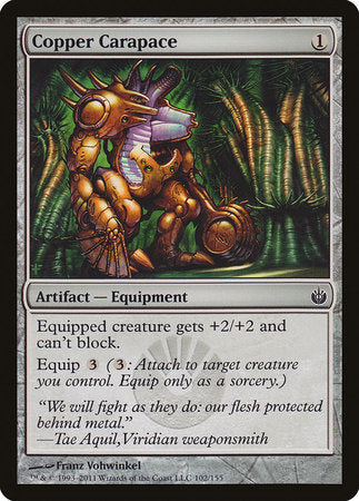 Copper Carapace [Mirrodin Besieged] | Lots Moore NSW