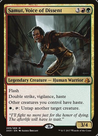 Samut, Voice of Dissent [Amonkhet] | Lots Moore NSW