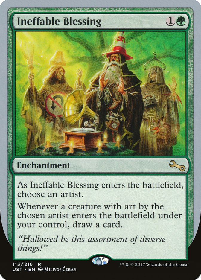 Ineffable Blessing ("choose an artist") [Unstable] | Lots Moore NSW