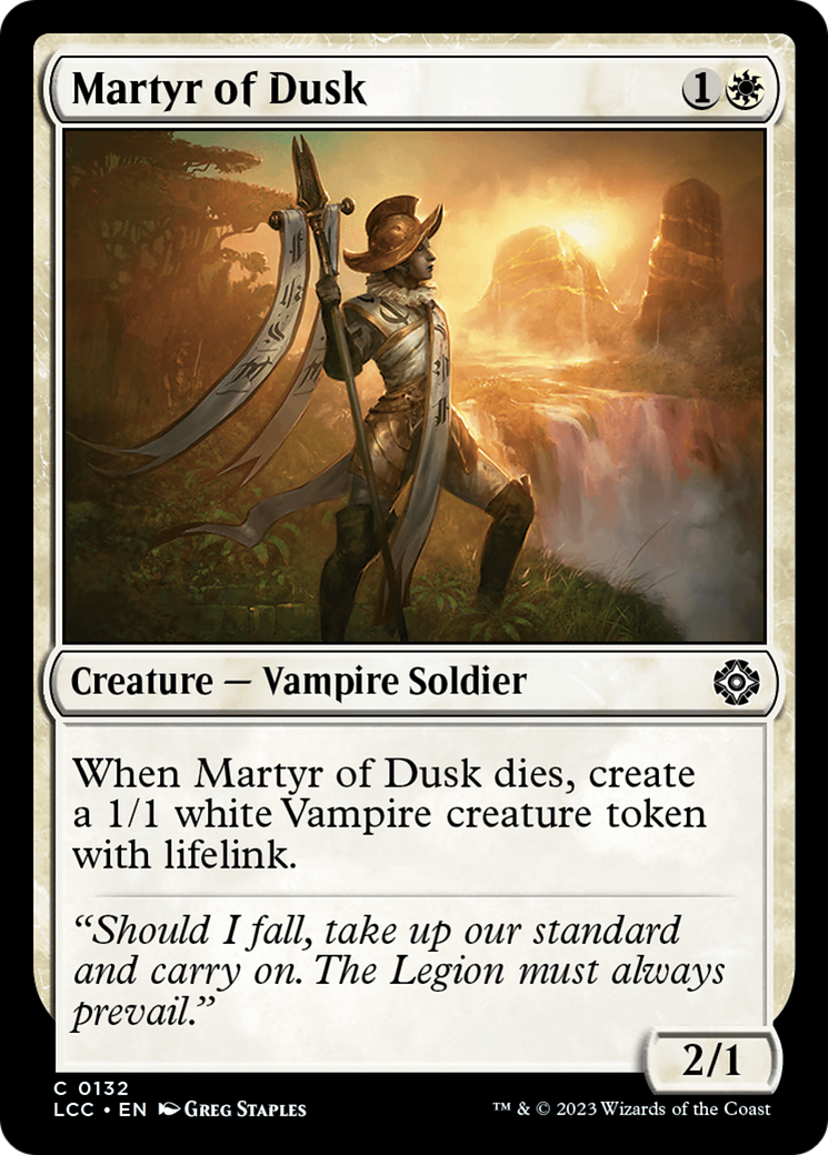 Martyr of Dusk [The Lost Caverns of Ixalan Commander] | Lots Moore NSW