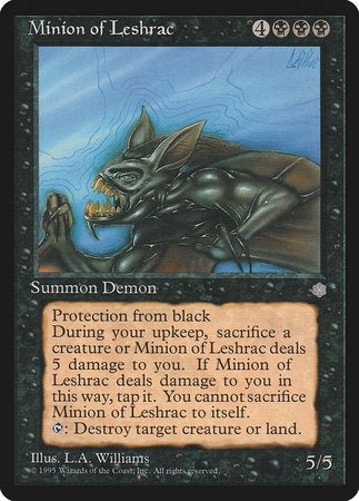 Minion of Leshrac [Ice Age] | Lots Moore NSW