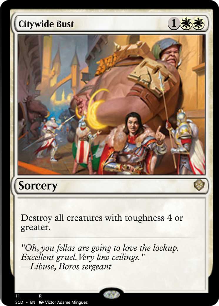 Citywide Bust [Starter Commander Decks] | Lots Moore NSW