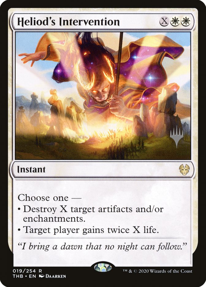 Heliod's Intervention (Promo Pack) [Theros Beyond Death Promos] | Lots Moore NSW