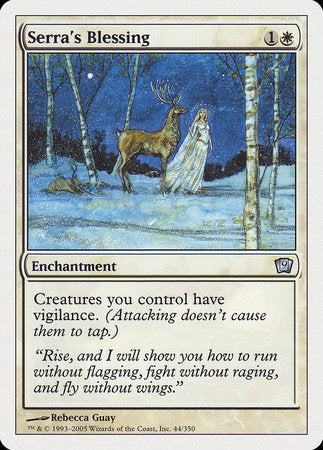 Serra's Blessing [Ninth Edition] | Lots Moore NSW