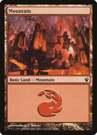 Mountain (43) [Duel Decks: Izzet vs. Golgari] | Lots Moore NSW