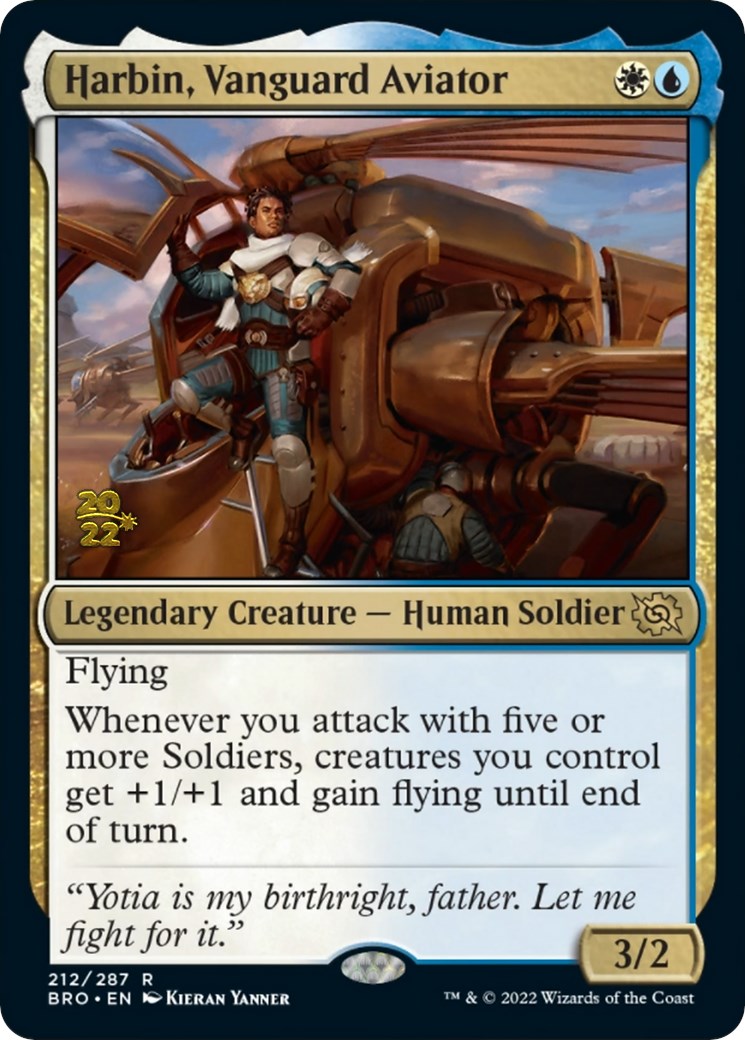 Harbin, Vanguard Aviator [The Brothers' War: Prerelease Promos] | Lots Moore NSW