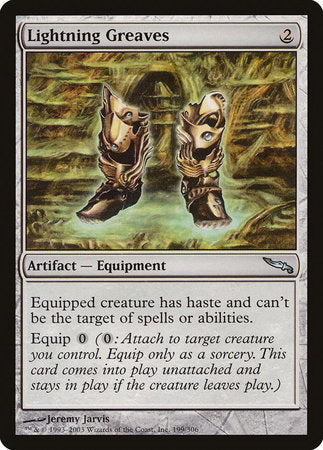 Lightning Greaves [Mirrodin] | Lots Moore NSW