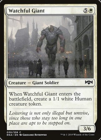 Watchful Giant [Ravnica Allegiance] | Lots Moore NSW