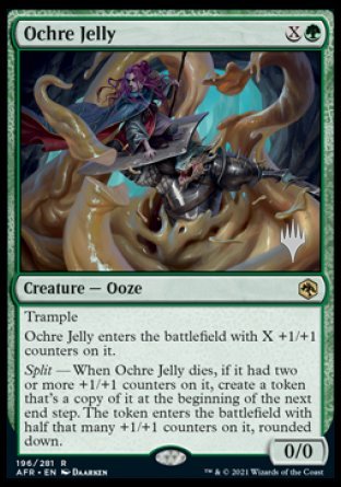 Ochre Jelly (Promo Pack) [Dungeons & Dragons: Adventures in the Forgotten Realms Promos] | Lots Moore NSW