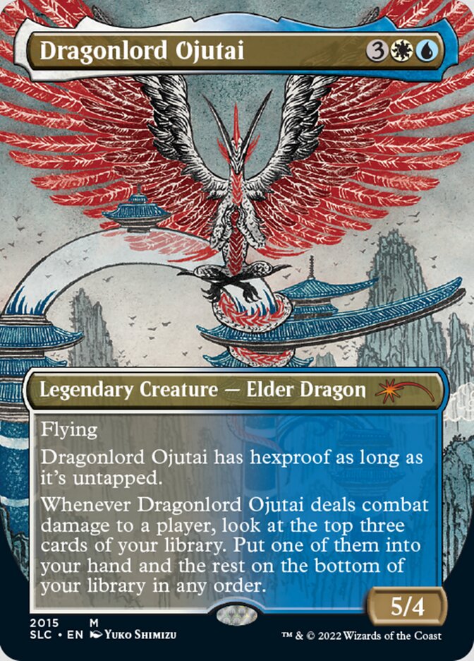 Dragonlord Ojutai (Borderless) [Secret Lair 30th Anniversary Countdown Kit] | Lots Moore NSW