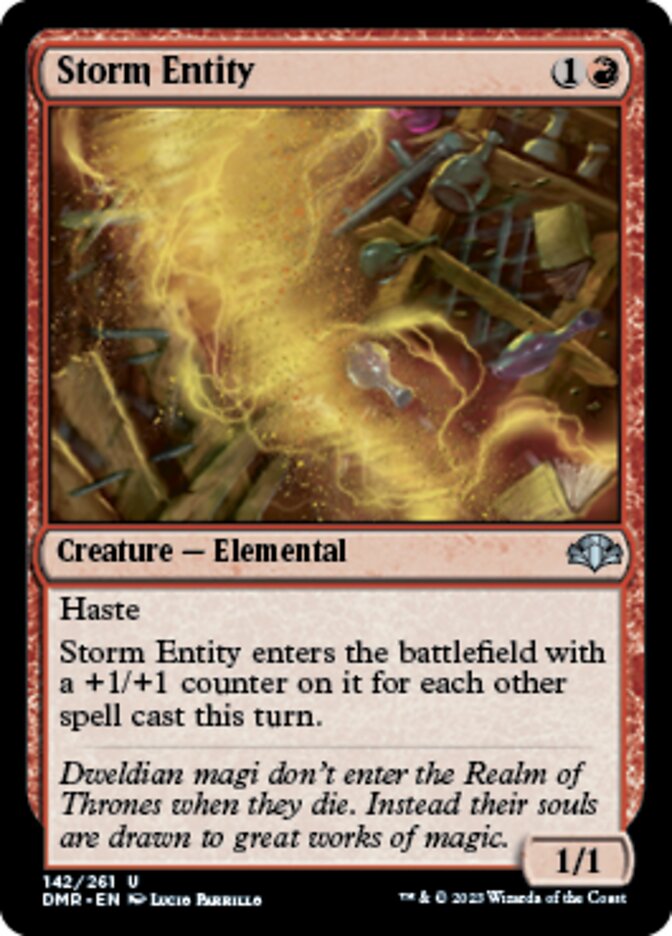 Storm Entity [Dominaria Remastered] | Lots Moore NSW