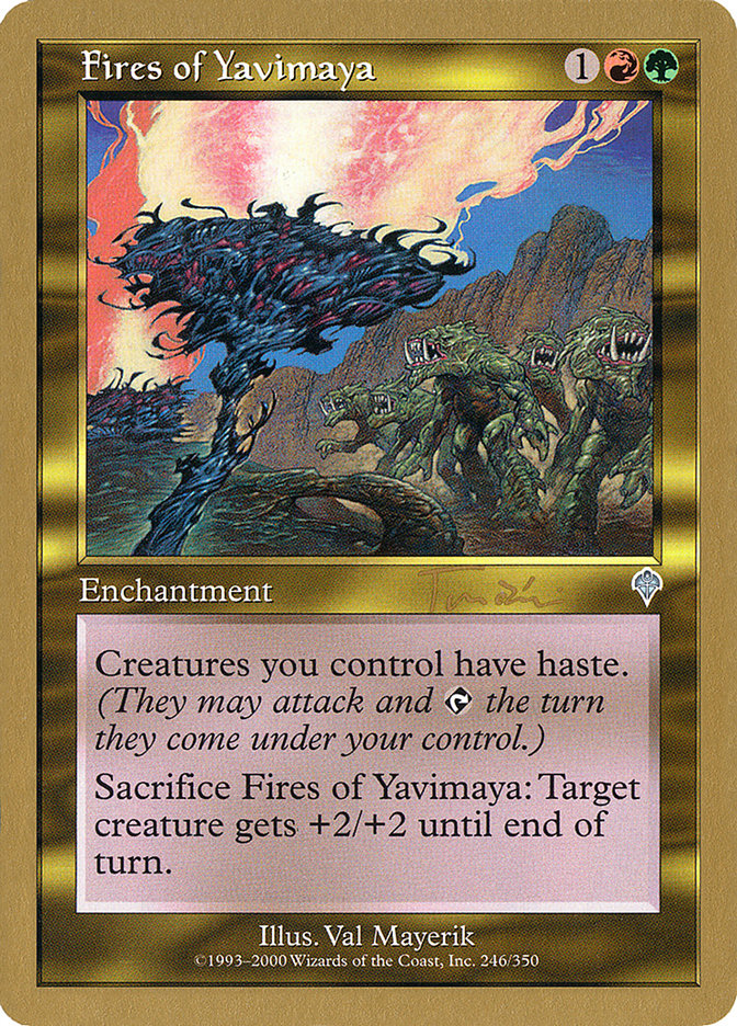 Fires of Yavimaya (Jan Tomcani) [World Championship Decks 2001] | Lots Moore NSW