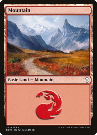 Mountain (262) [Dominaria] | Lots Moore NSW