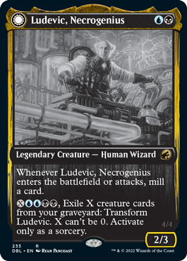 Ludevic, Necrogenius // Olag, Ludevic's Hubris [Innistrad: Double Feature] | Lots Moore NSW