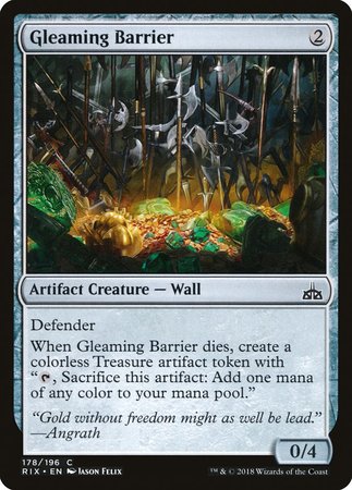 Gleaming Barrier [Rivals of Ixalan] | Lots Moore NSW