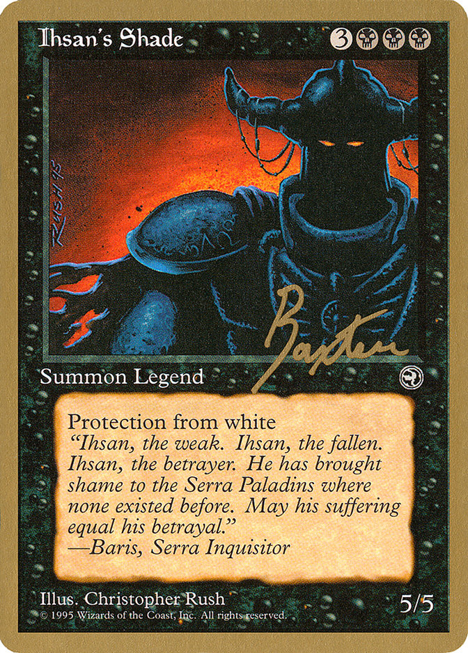 Ihsan's Shade (George Baxter) [Pro Tour Collector Set] | Lots Moore NSW