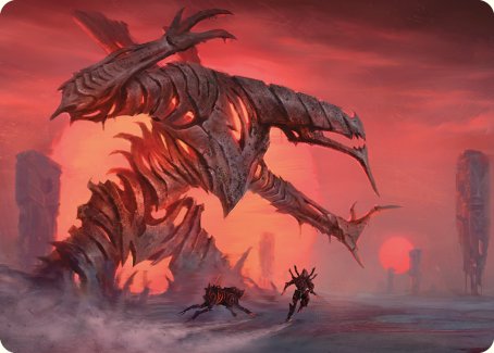 Red Sun's Zenith Art Card [Phyrexia: All Will Be One Art Series] | Lots Moore NSW