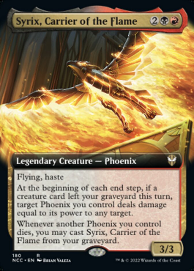 Syrix, Carrier of the Flame (Extended Art) [Streets of New Capenna Commander] | Lots Moore NSW