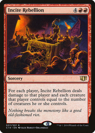 Incite Rebellion [Commander 2014] | Lots Moore NSW