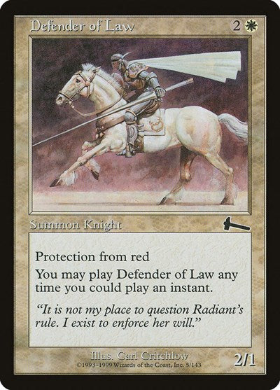 Defender of Law [Urza's Legacy] | Lots Moore NSW