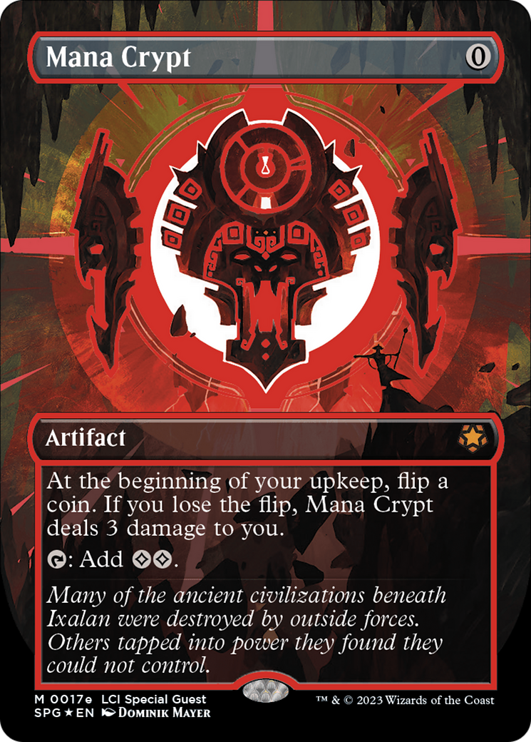 Mana Crypt (0017e) (Borderless) [The Lost Caverns of Ixalan Special Guests] | Lots Moore NSW