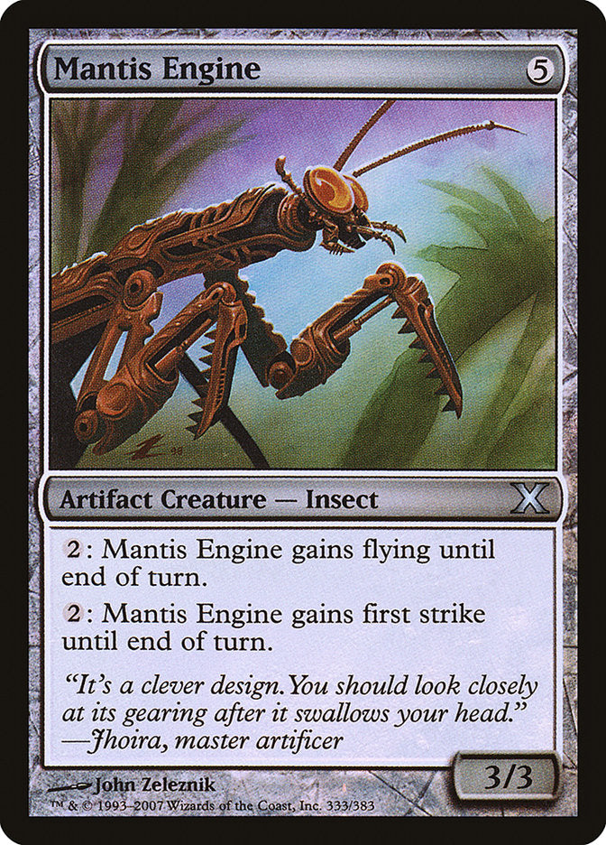 Mantis Engine (Premium Foil) [Tenth Edition] | Lots Moore NSW