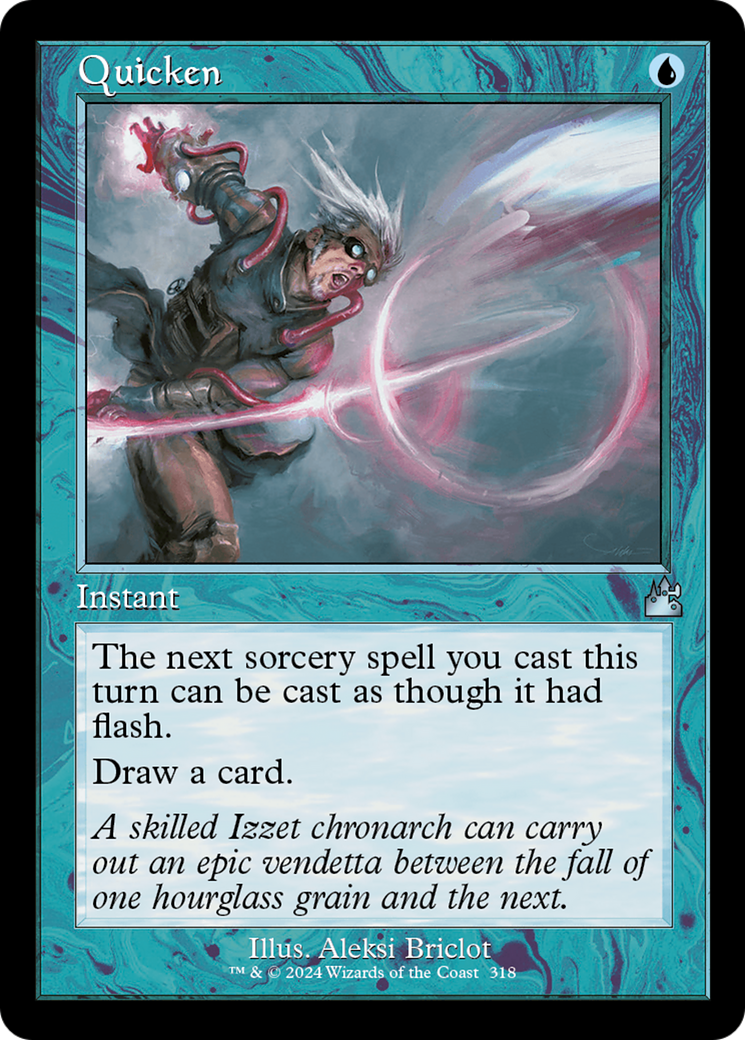 Quicken (Retro Frame) [Ravnica Remastered] | Lots Moore NSW