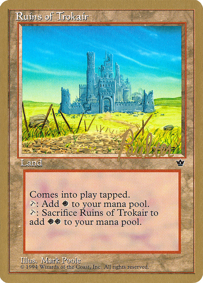 Ruins of Trokair (Preston Poulter) [Pro Tour Collector Set] | Lots Moore NSW