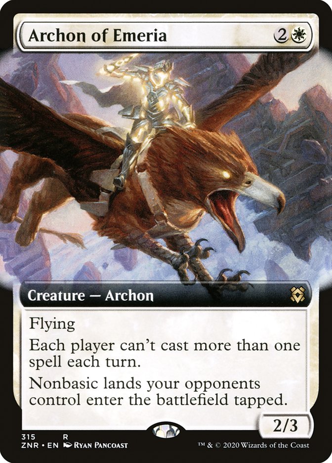 Archon of Emeria (Extended Art) [Zendikar Rising] | Lots Moore NSW