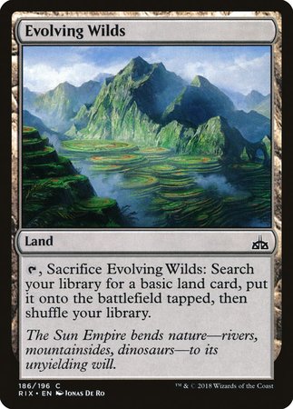 Evolving Wilds [Rivals of Ixalan] | Lots Moore NSW