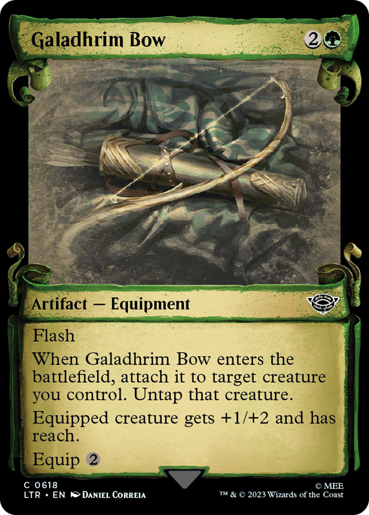 Galadhrim Bow [The Lord of the Rings: Tales of Middle-Earth Showcase Scrolls] | Lots Moore NSW