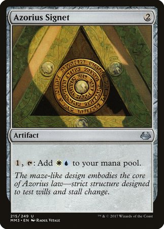 Azorius Signet [Modern Masters 2017] | Lots Moore NSW