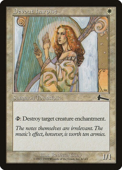 Devout Harpist [Urza's Legacy] | Lots Moore NSW