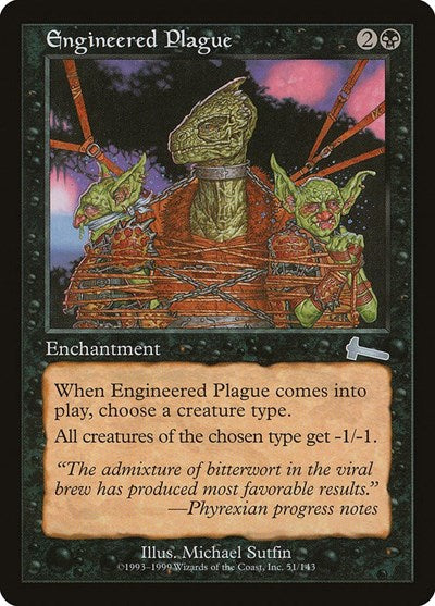Engineered Plague [Urza's Legacy] | Lots Moore NSW