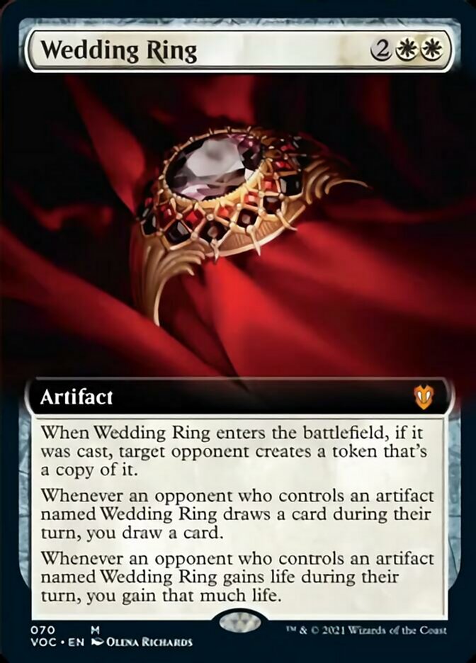 Wedding Ring (Extended) [Innistrad: Crimson Vow Commander] | Lots Moore NSW