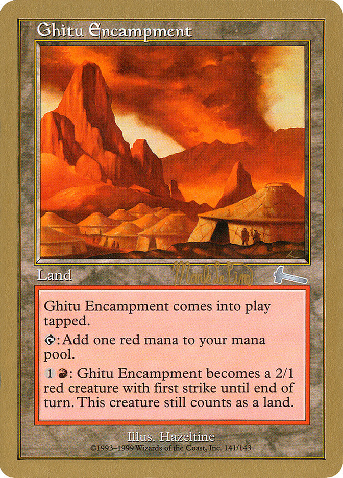 Ghitu Encampment (Mark Le Pine) [World Championship Decks 1999] | Lots Moore NSW