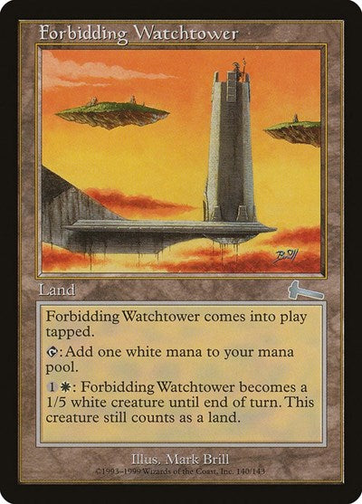 Forbidding Watchtower [Urza's Legacy] | Lots Moore NSW